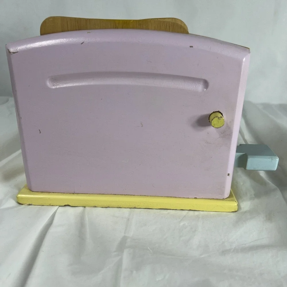 Kidkraft Wooden Kids Pastel Toaster Pretend Play‎ Kitchen Toy
